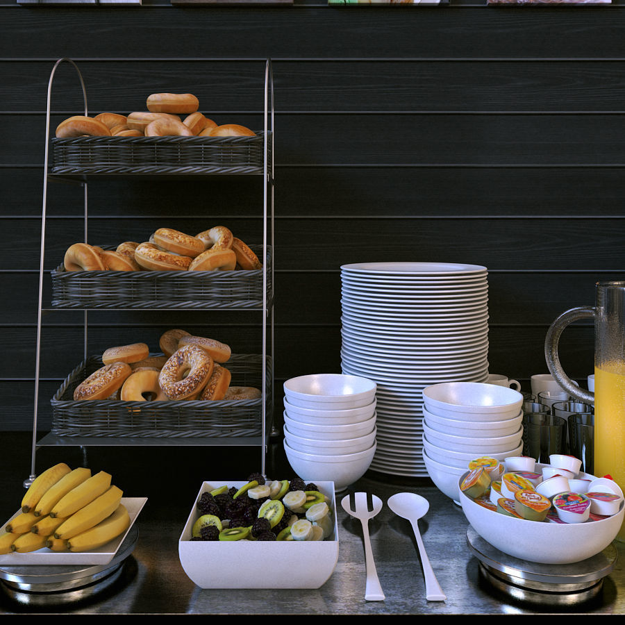 FRANKE T200 2 Compact et le petit dej intercontinental 3D model_2