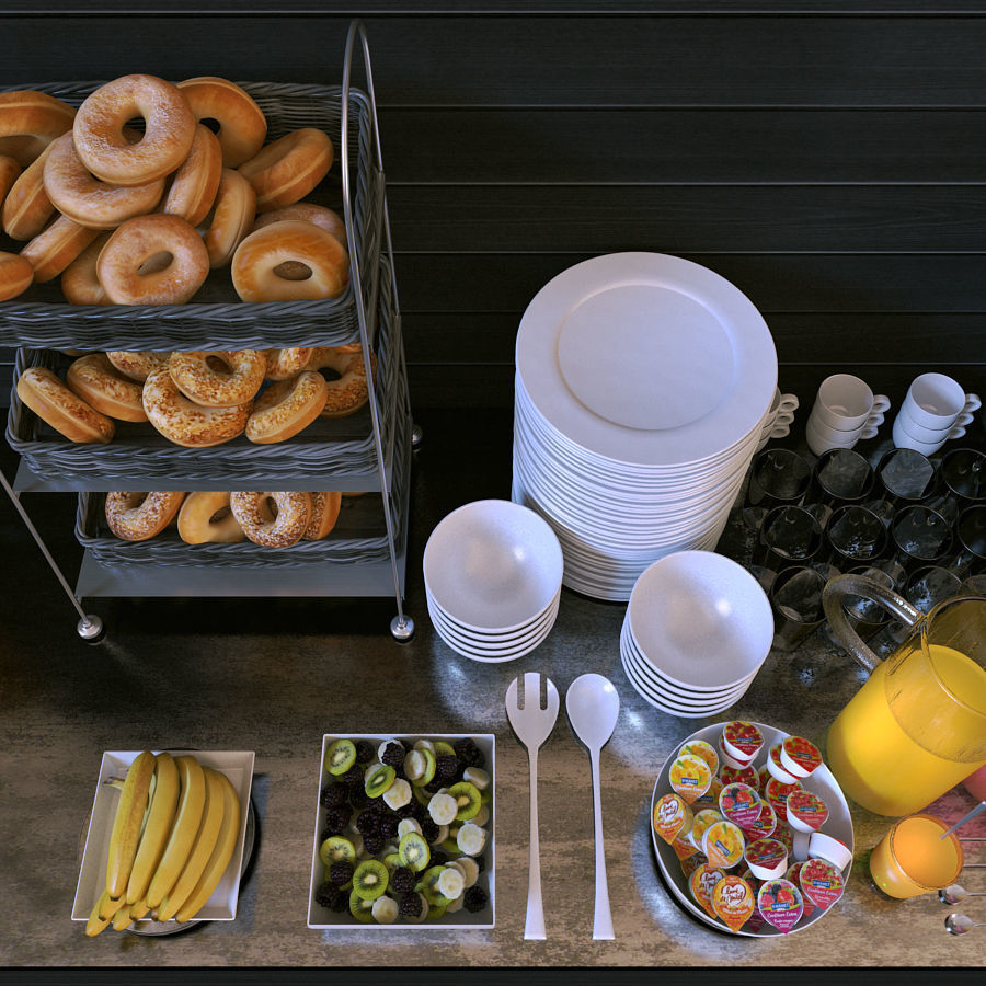 FRANKE T200 2 Compact et le petit dej intercontinental 3D model_4