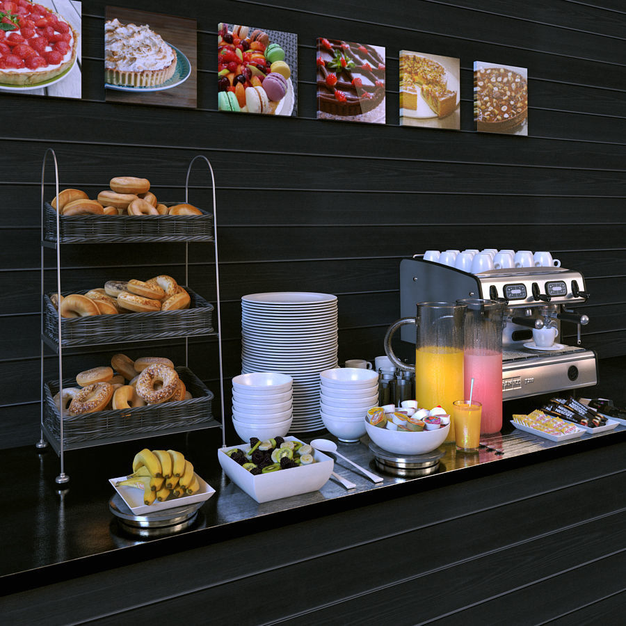 FRANKE T200 2 Compact et le petit dej intercontinental 3D model_5