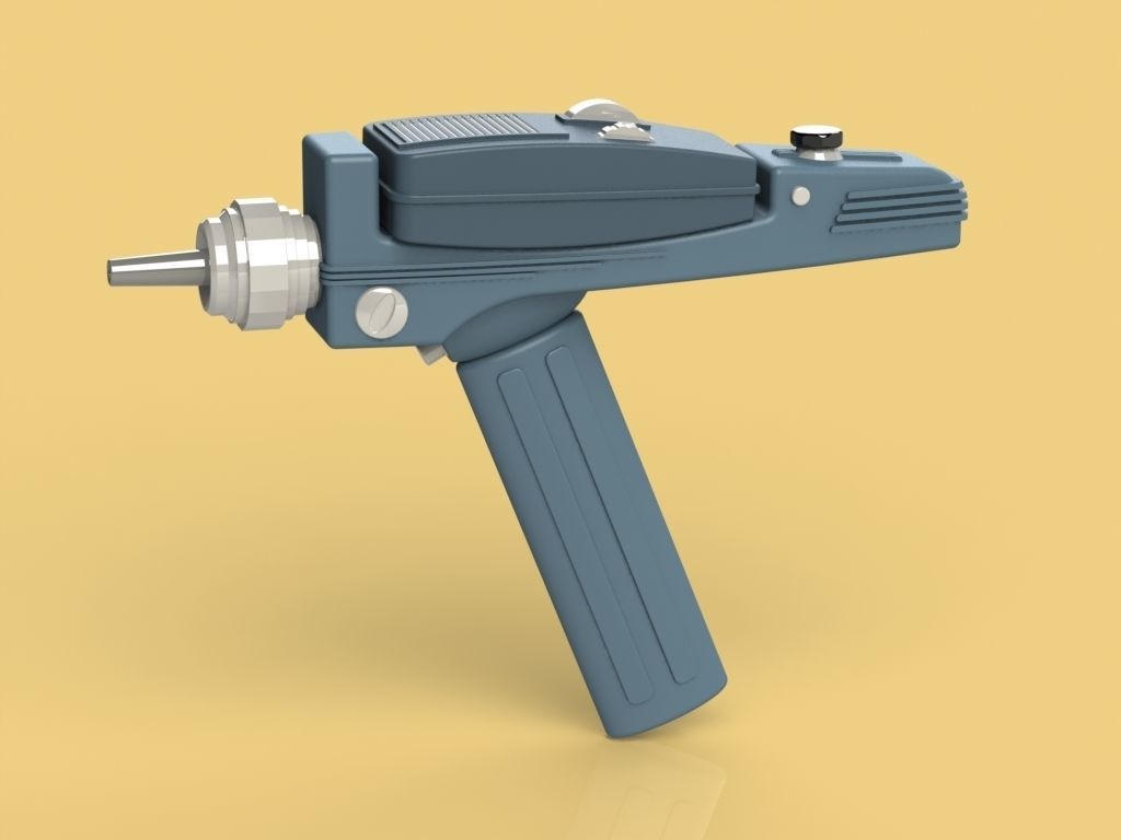 Star Trek Type 2 Hand Phaser 2266 3D print model_4