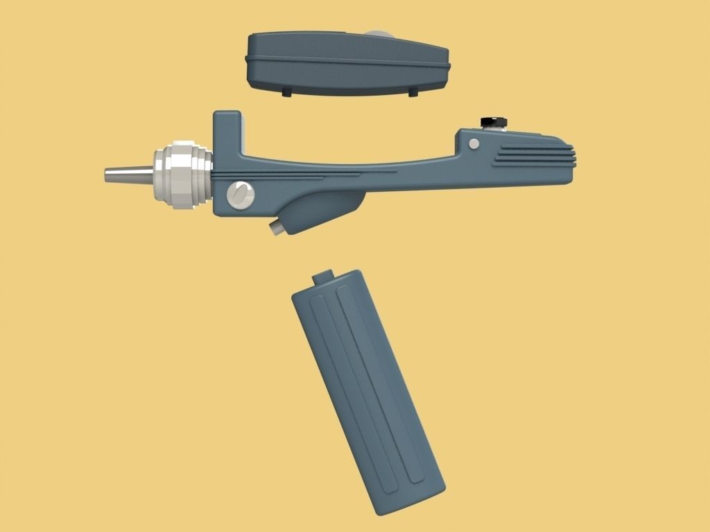Star Trek Type 2 Hand Phaser 2266 3D print model_9
