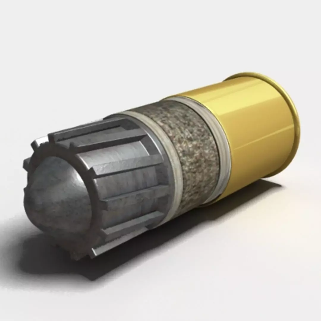 Shotgun cartridge 3D model