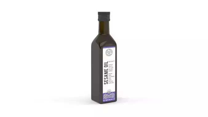Olive Oil 3D model 7