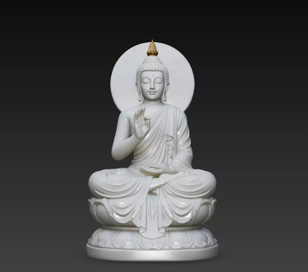 Meditation Buddha Sculpture Decorative STL 3D print model