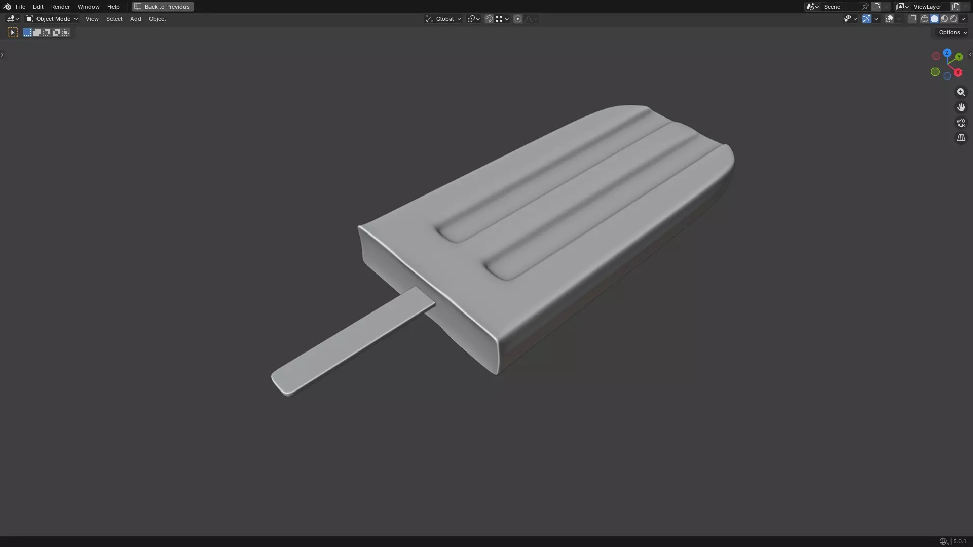 Popsicle Ice Pop Lolly 3D print model