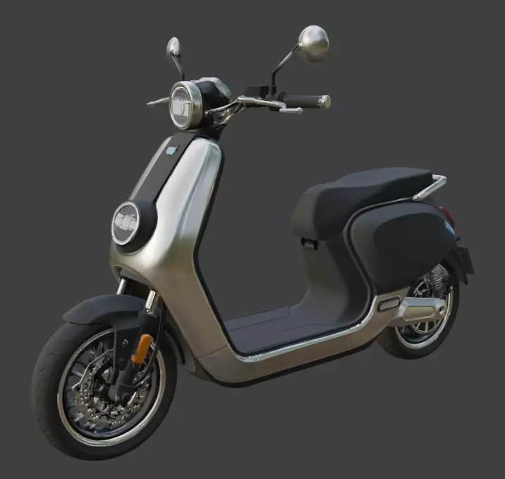 Stylized Electric Scooter 3D Model 3D model