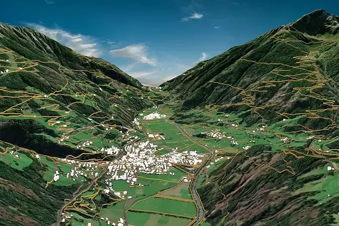 Cityscape Matrei in Osttirol Tyrol Austria