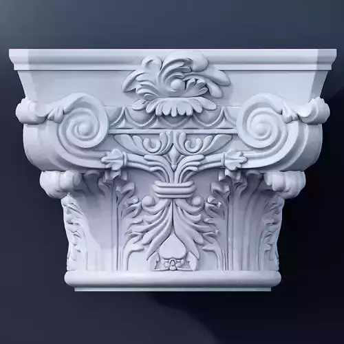 capital ornate marble column