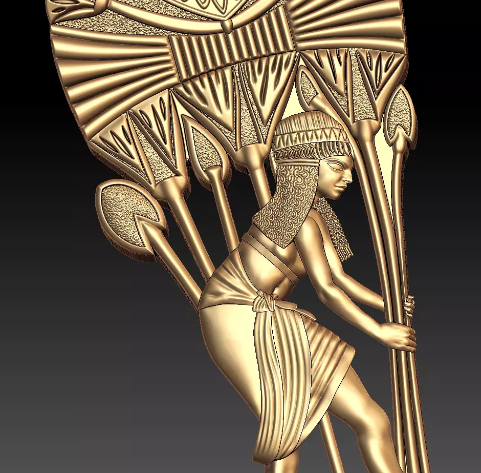 Egyptian Cosmetic Spoon Model 3D print model