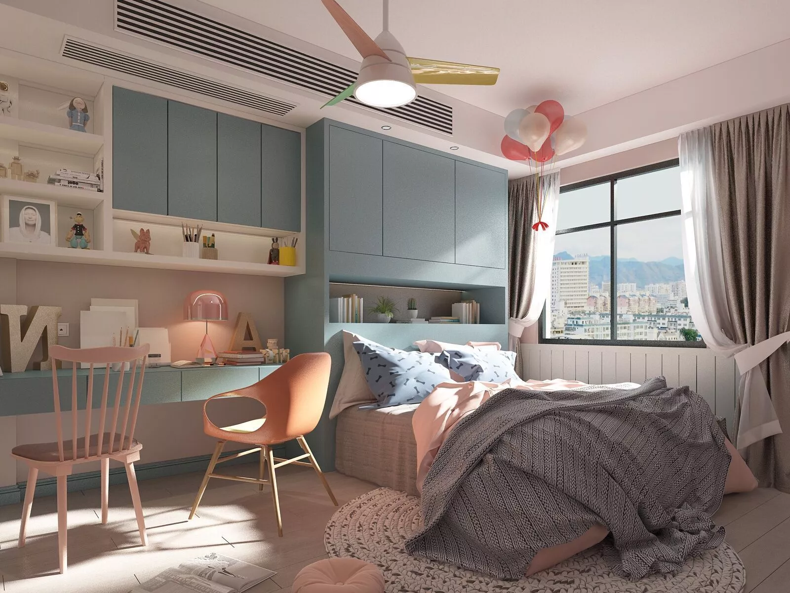 Child Bedroom with Toys 3D model