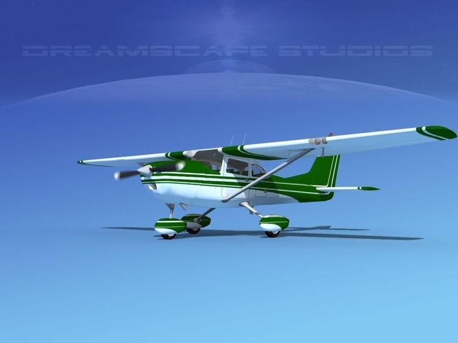 Cessna 172 Skyhawk 1967 V04 3D model