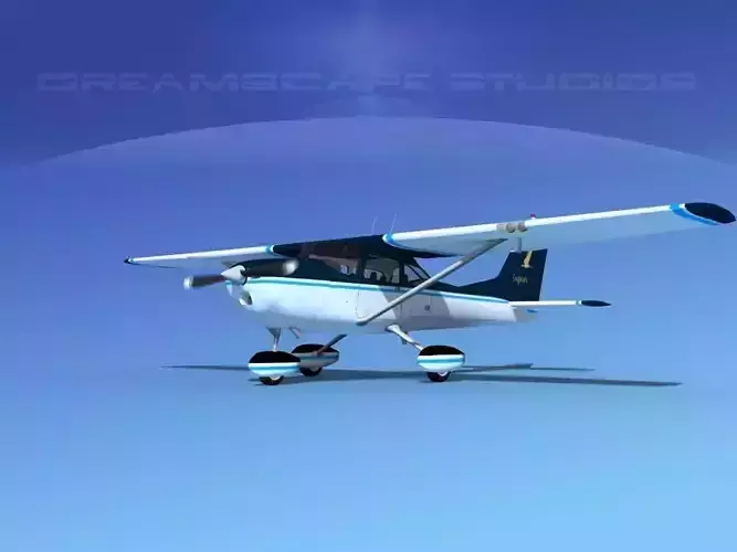 Cessna 172 Skyhawk 1967 V05 3D model