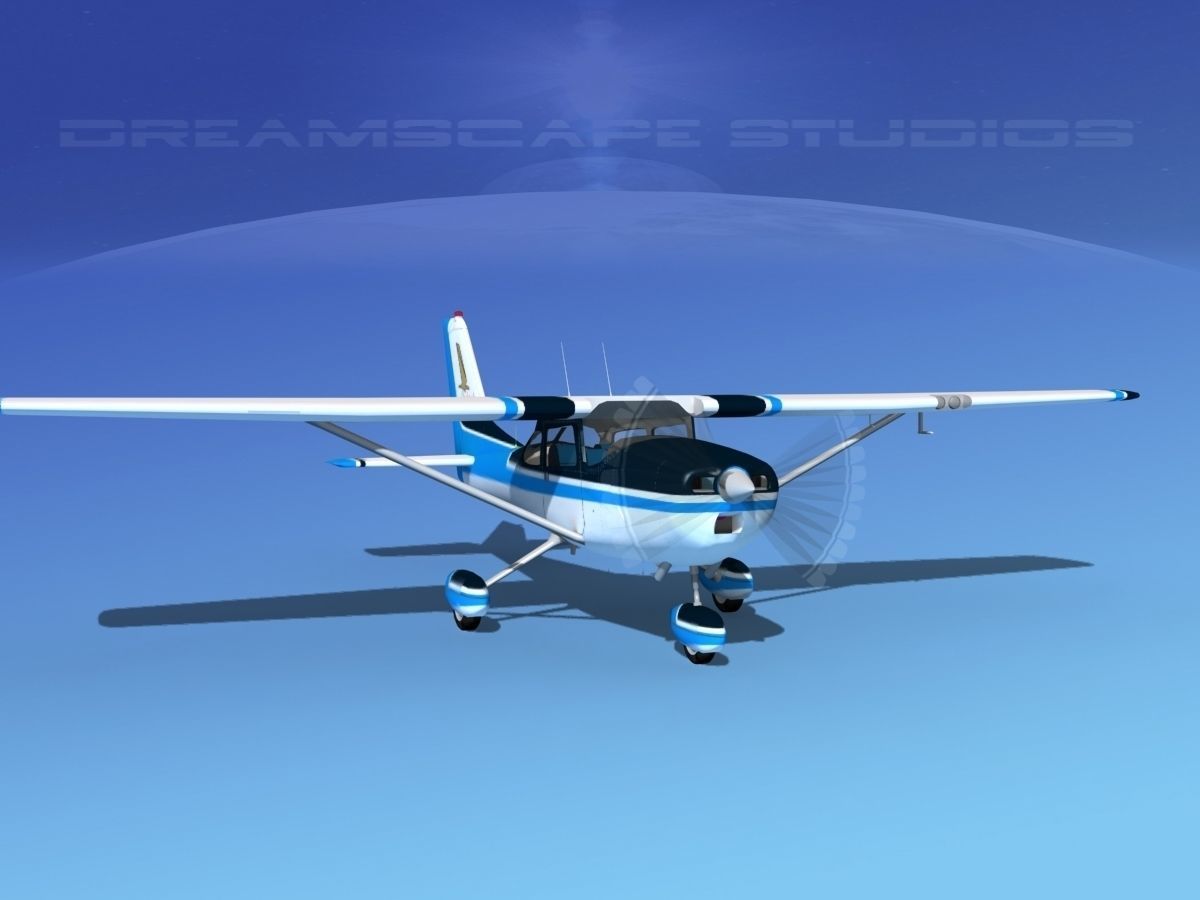 Cessna 172 Skyhawk 1967 V07 3D model_2