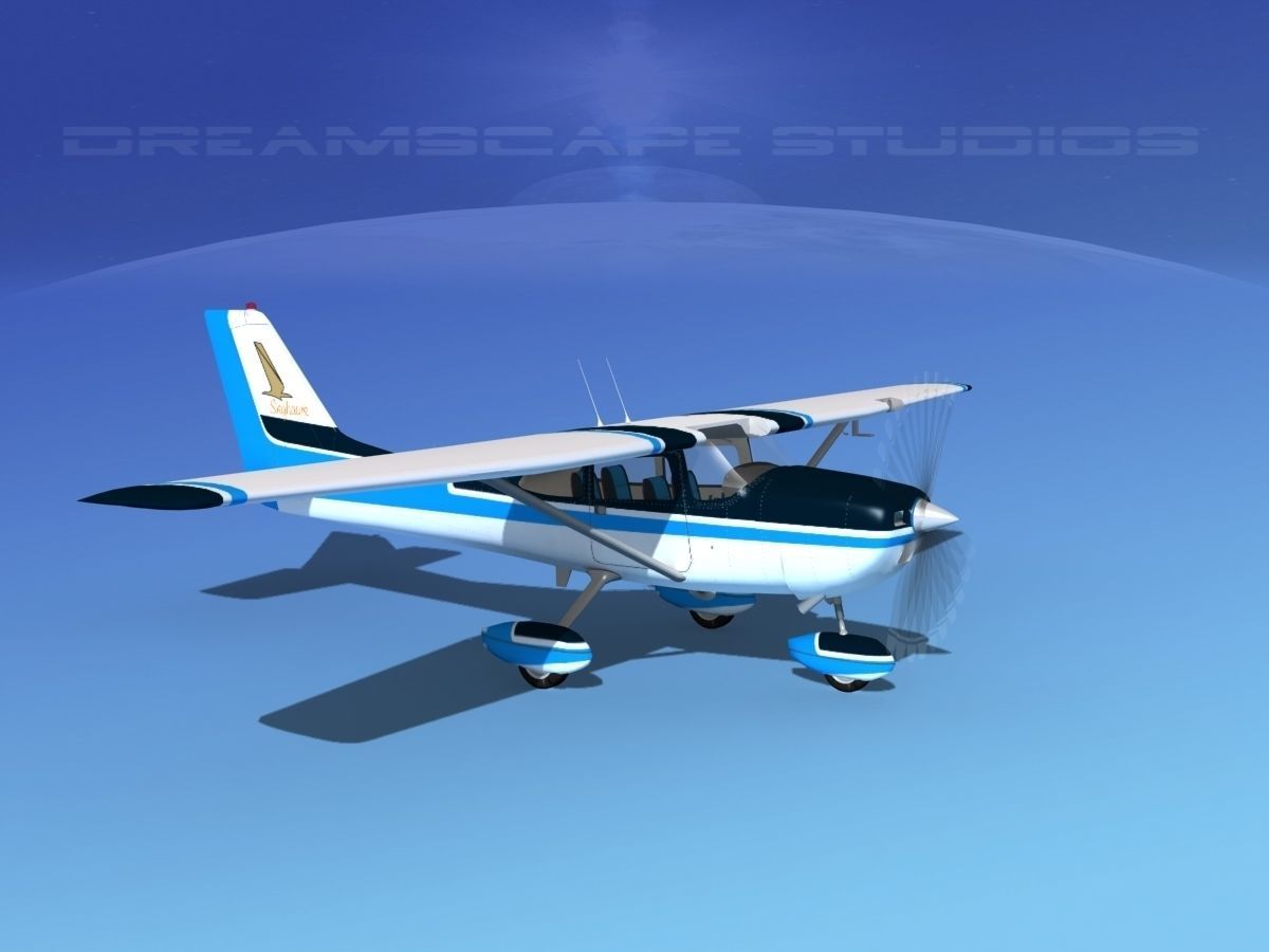 Cessna 172 Skyhawk 1967 V07 3D model_3