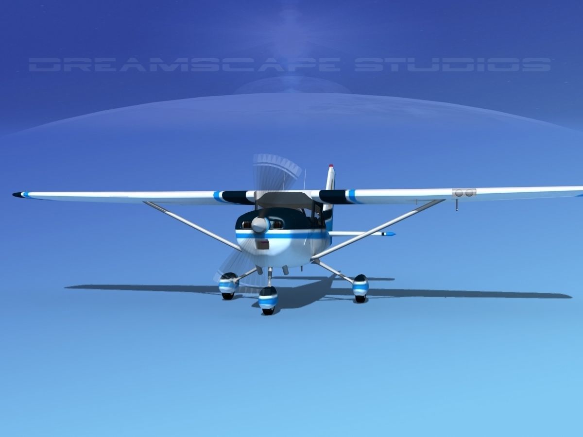 Cessna 172 Skyhawk 1967 V07 3D model_1