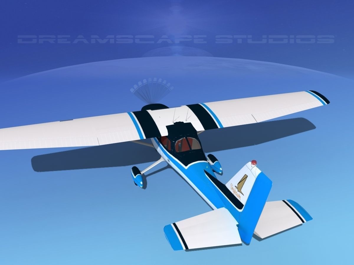 Cessna 172 Skyhawk 1967 V07 3D model_7