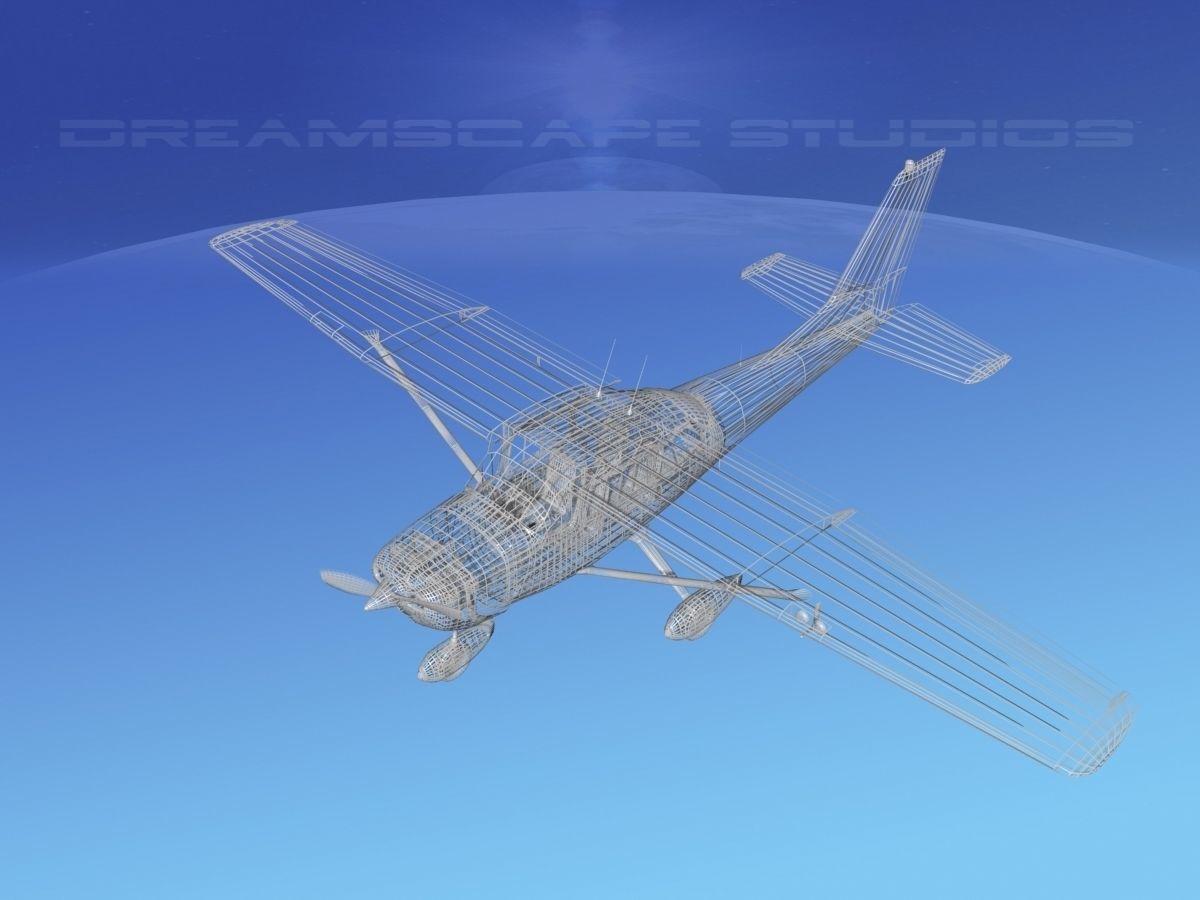 Cessna 172 Skyhawk 1967 V07 3D model_16