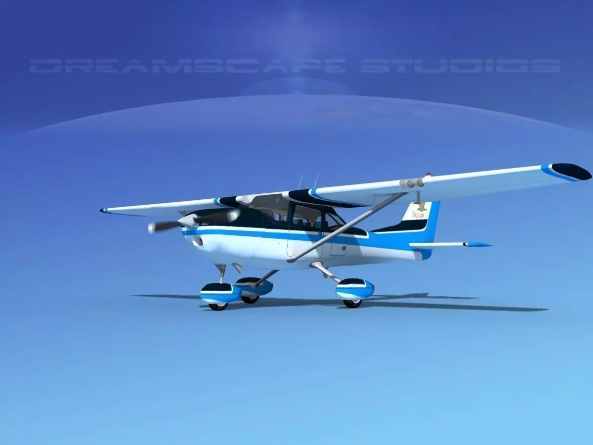 Cessna 172 Skyhawk 1967 V07 3D model_0