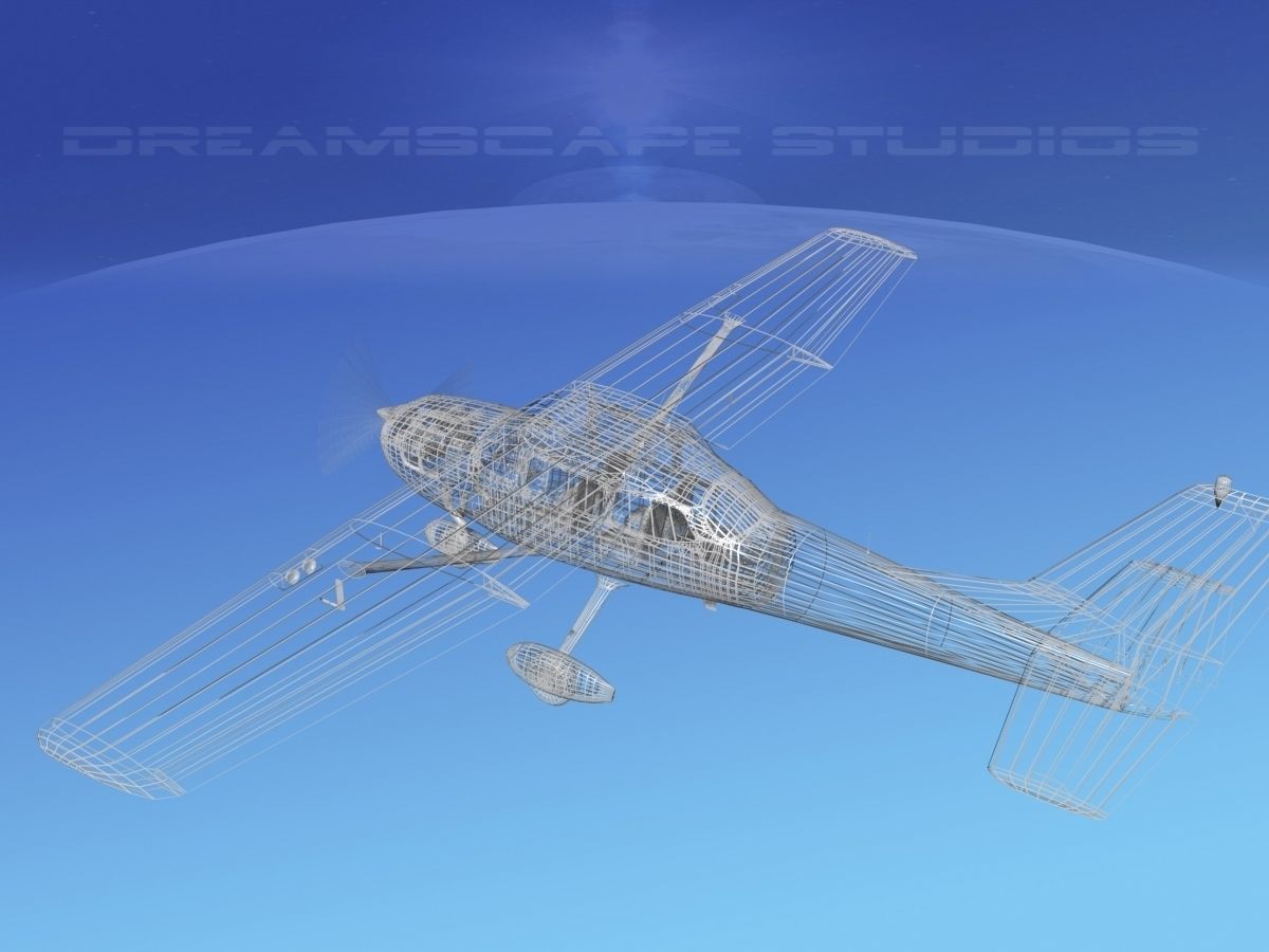 Cessna 172 Skyhawk 1967 V07 3D model_14