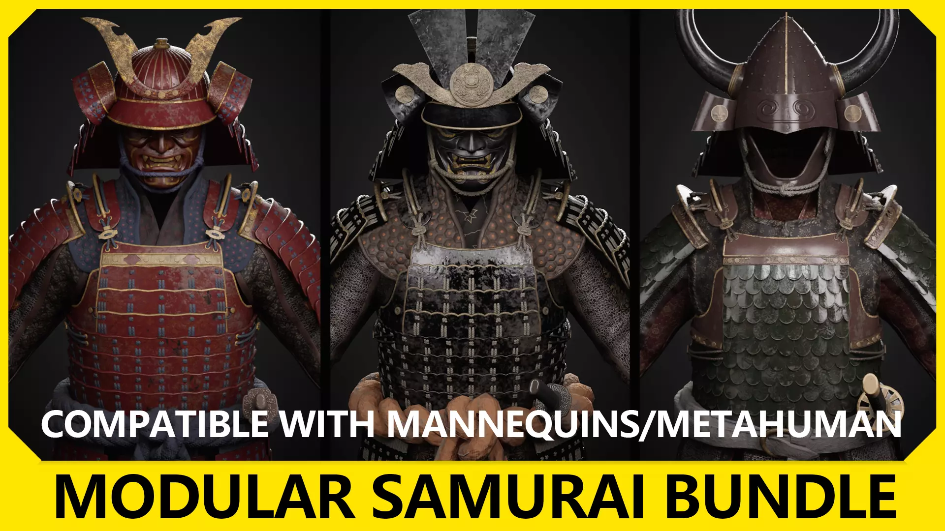 Samurai Bundle 3D model