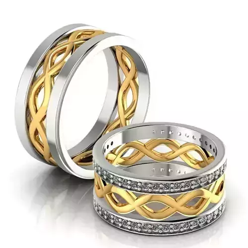 Infinity Twisted  Ring 3D print model