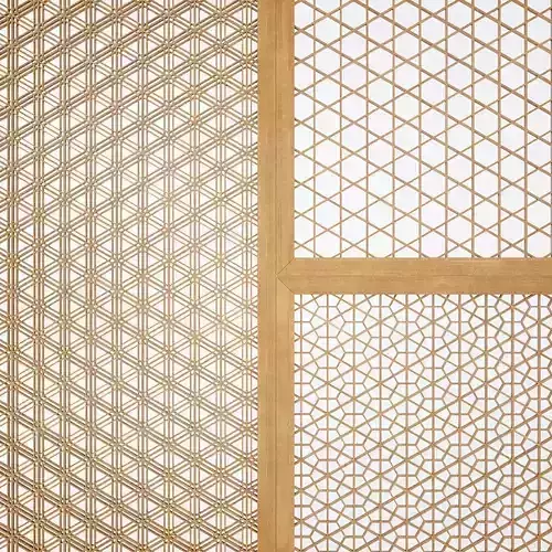 KUMIKO Collection C taiwanese lattice screens 3D model