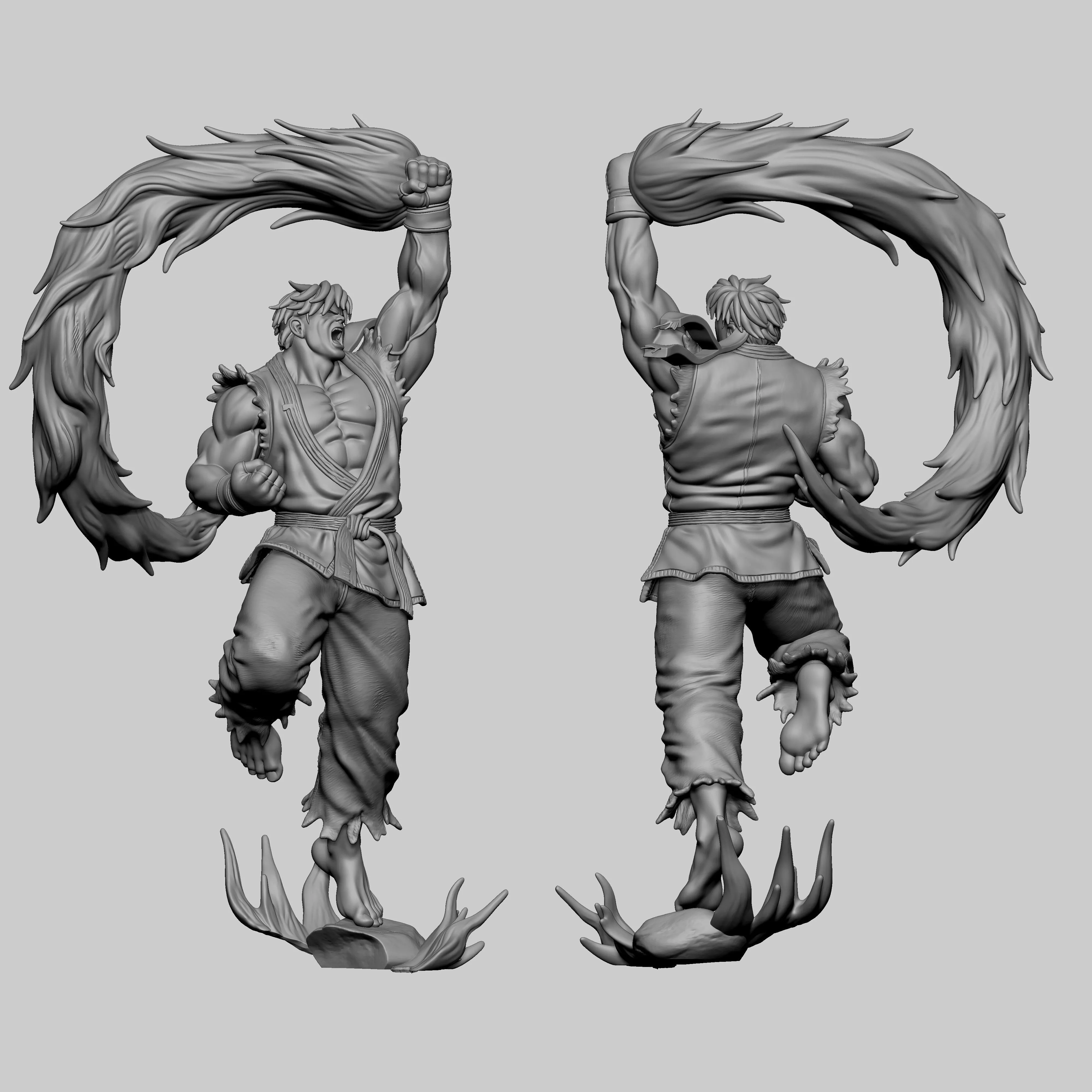 KEN Street Fighter 3D print model