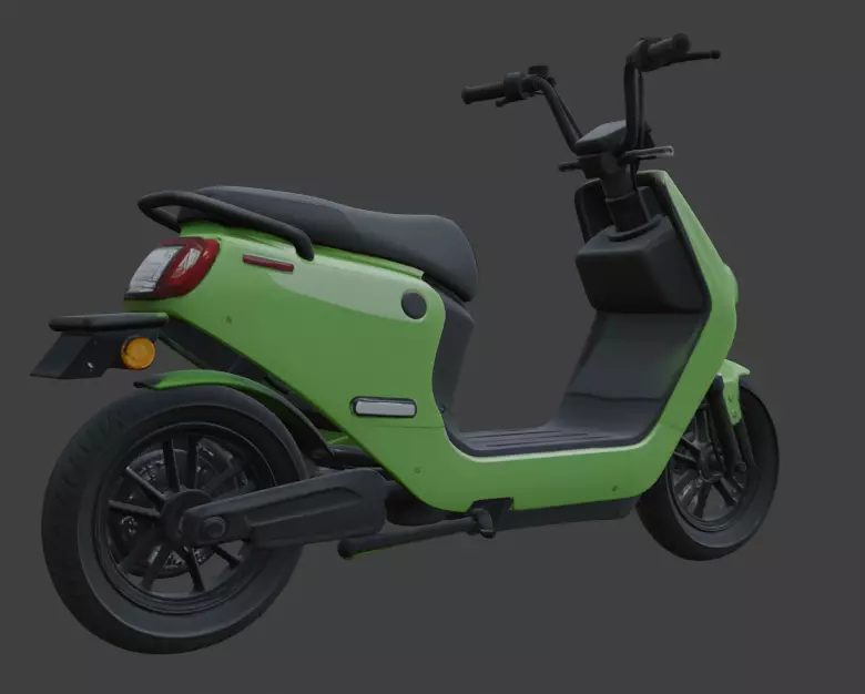 Stylized Electric Scooter 3D Model 3D model