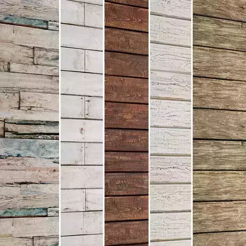 Wooden Plank Collection 5 3D model