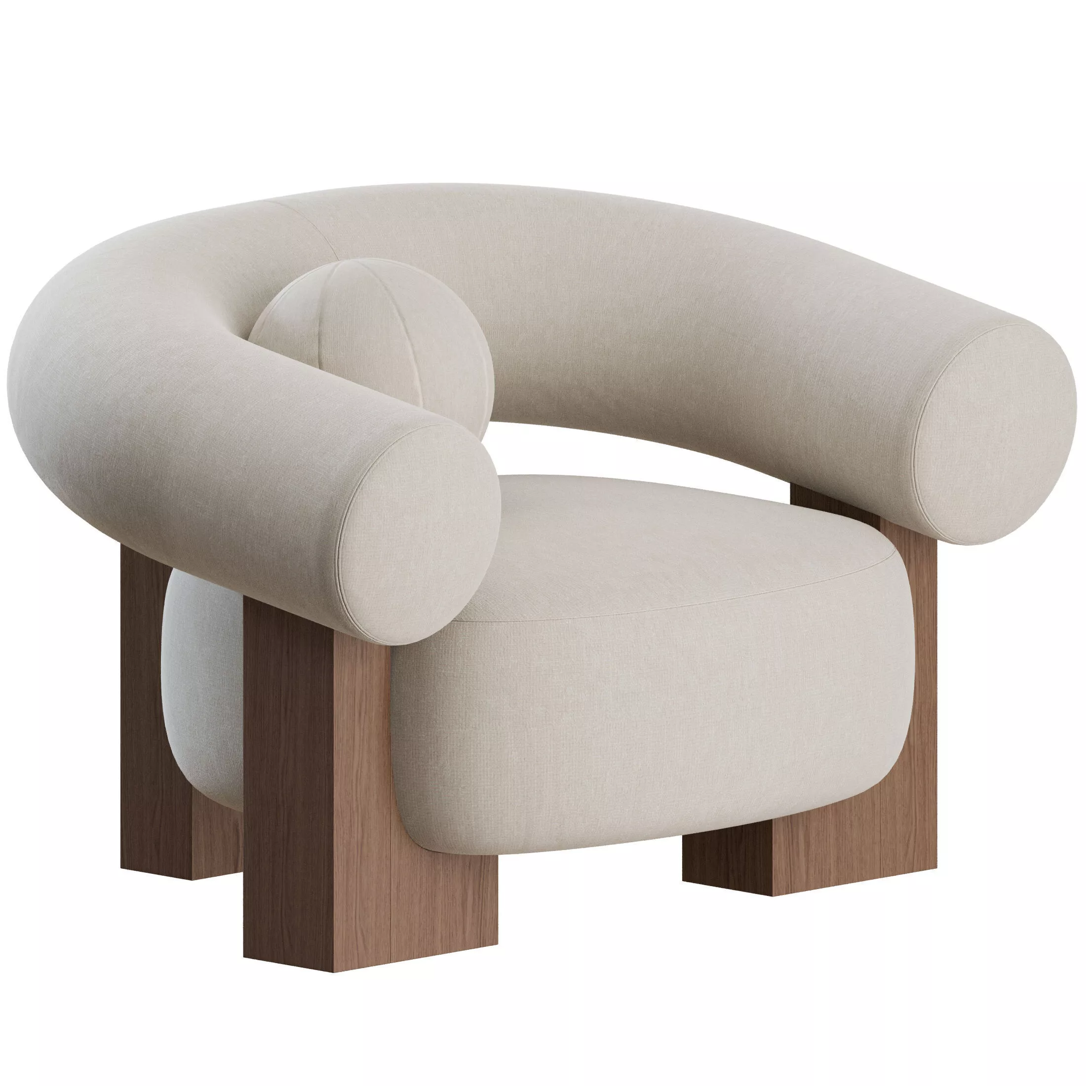 Cassette Armchair by Collector Group 3D model