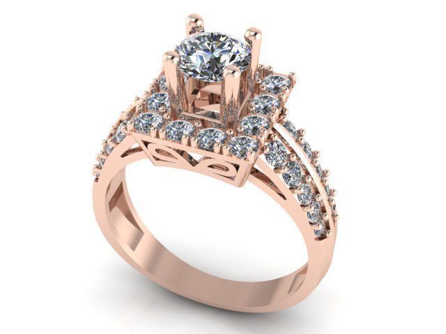 Ring T00157 3D print model_2