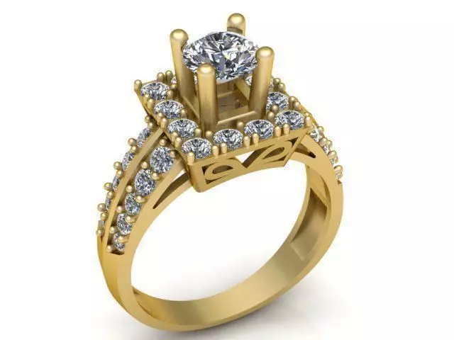 Ring T00157 3D print model_0