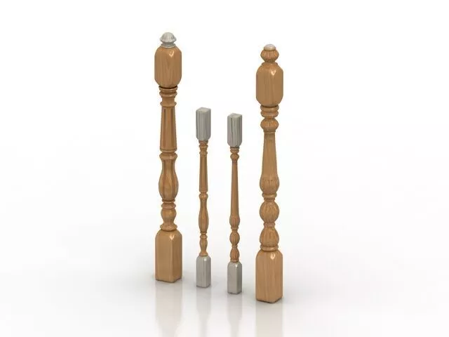 balusters classic style 3D model