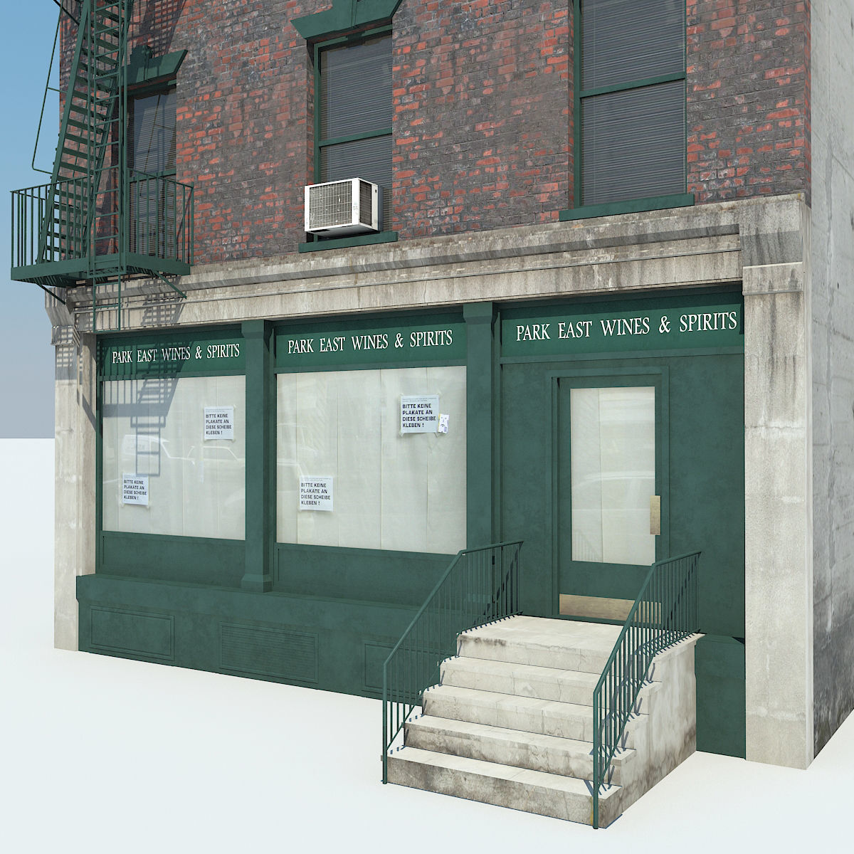 NYC Building Low-poly 3D model_4
