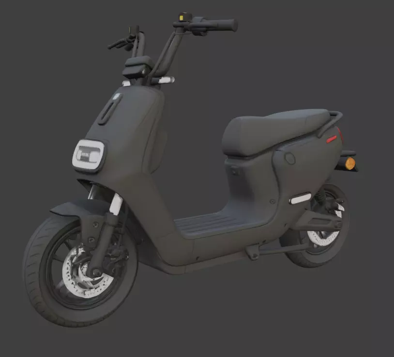 Electric Scooter 3D Model 3D model
