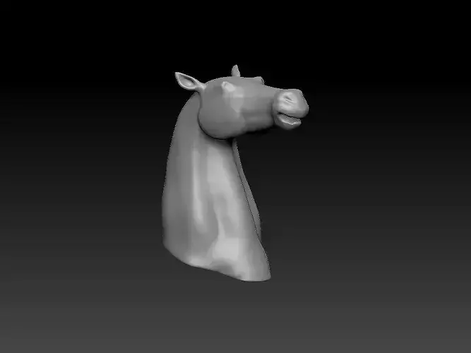 The Kelpies Baron - High-Poly Digital Sculpture