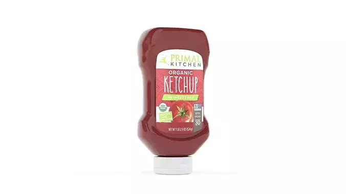 Ketchup Bottle 3D model 5