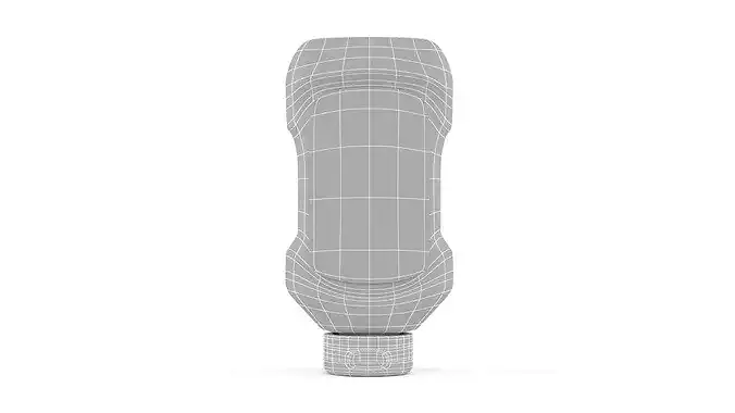 Ketchup Bottle 3D model 7