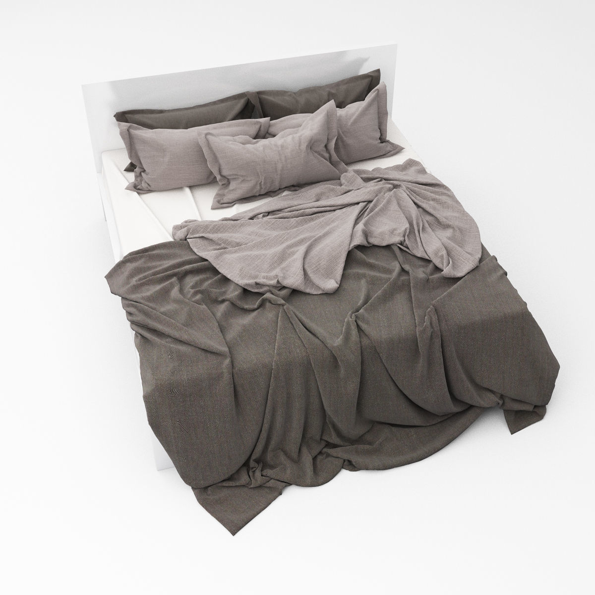 Bed Collection 10 3D model_3