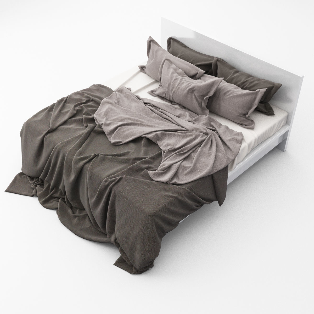 Bed Collection 10 3D model_7
