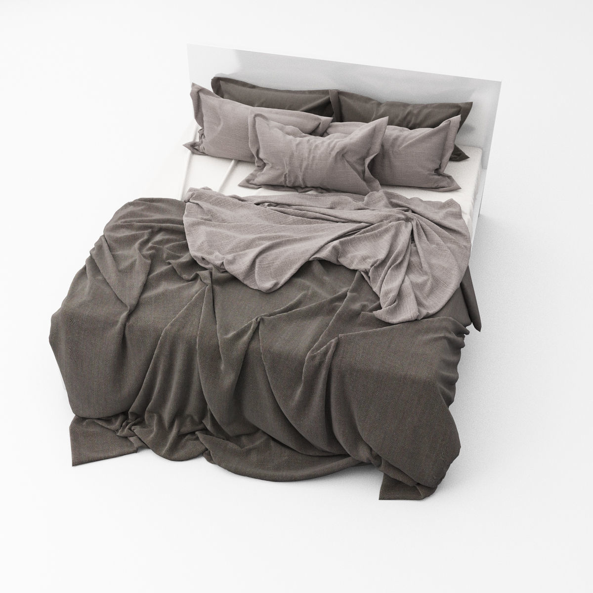 Bed Collection 10 3D model_5