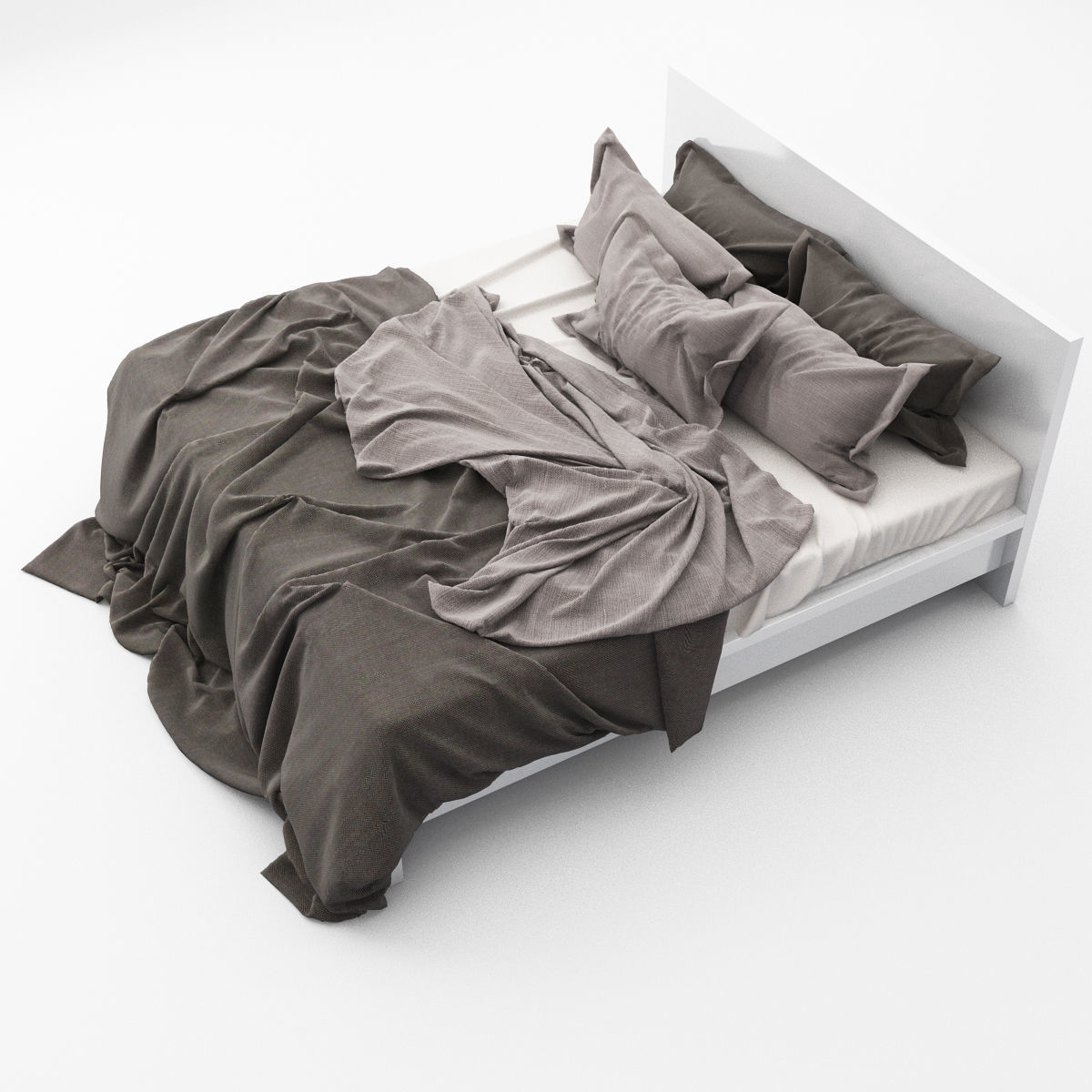 Bed Collection 10 3D model_6