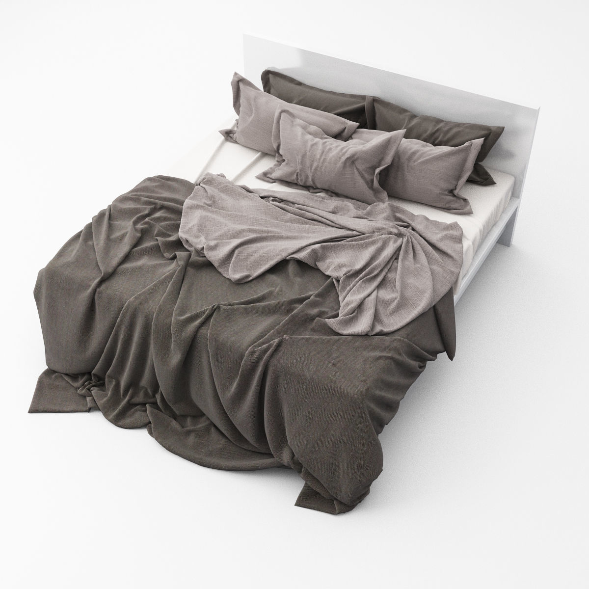 Bed Collection 10 3D model_1