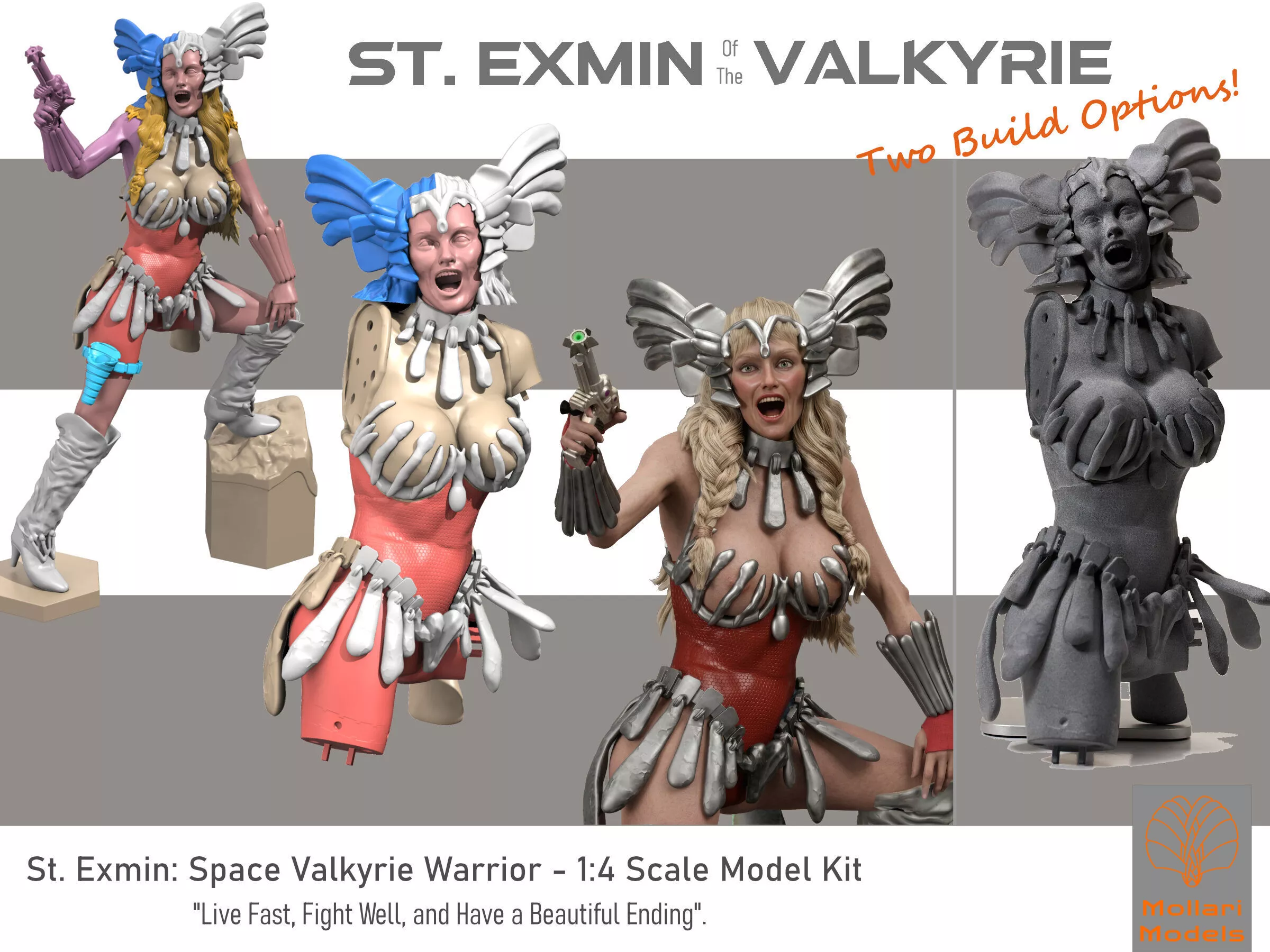 Space Valkyrie - Battle Beyond the Stars - 1 to 4 Scale 3D print model