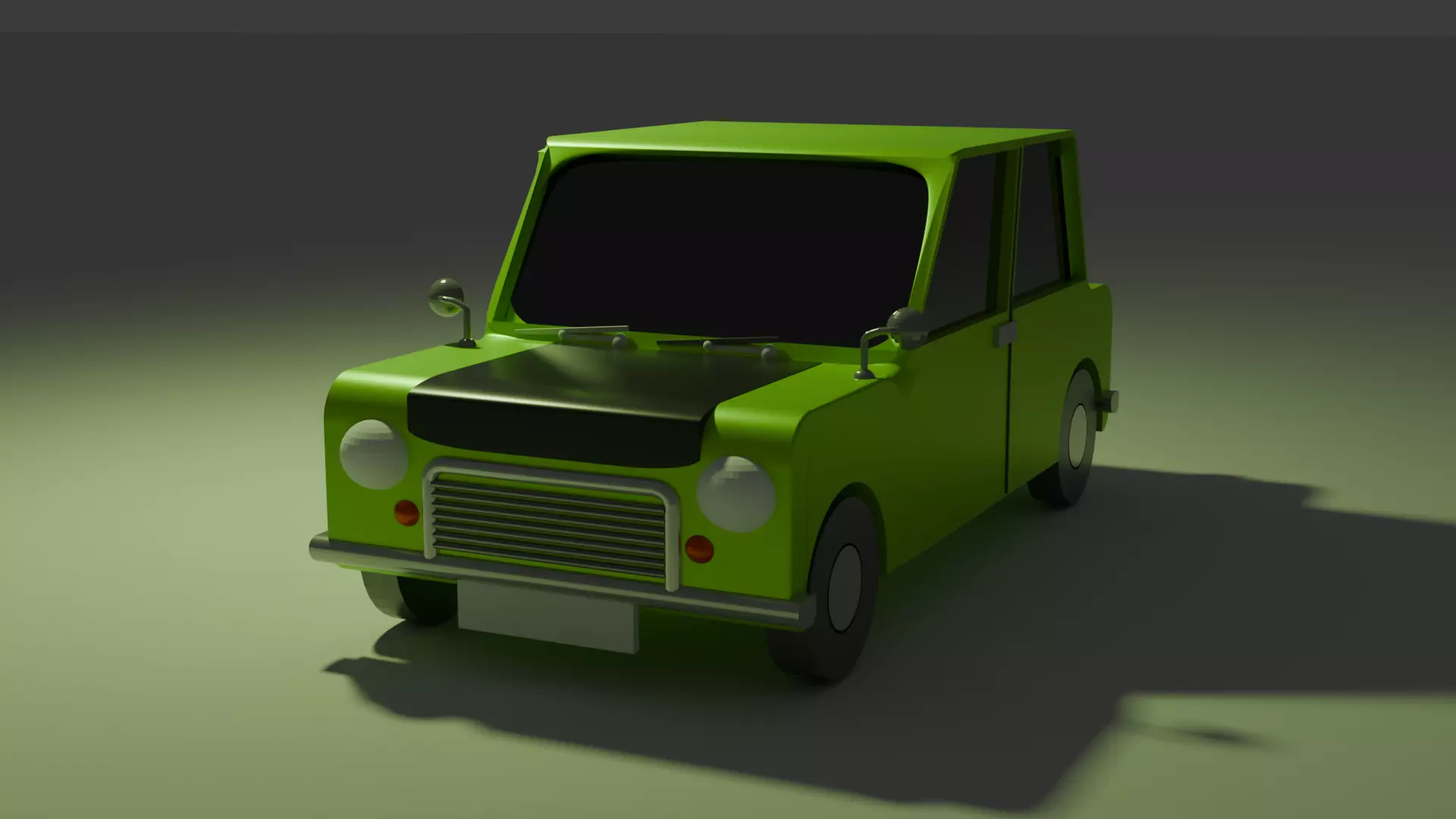 Stylized Low Poly Car 3D Model Low-poly 3D model