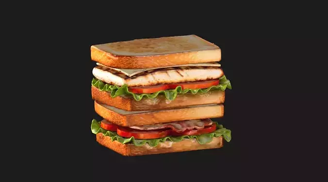 Club Sandwich 3D model