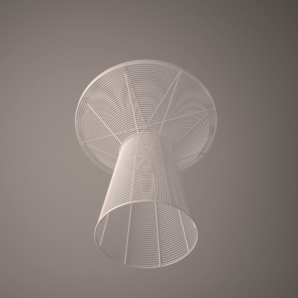 Stephen Burks Man Made Tatu Cafe Table 3D model_2