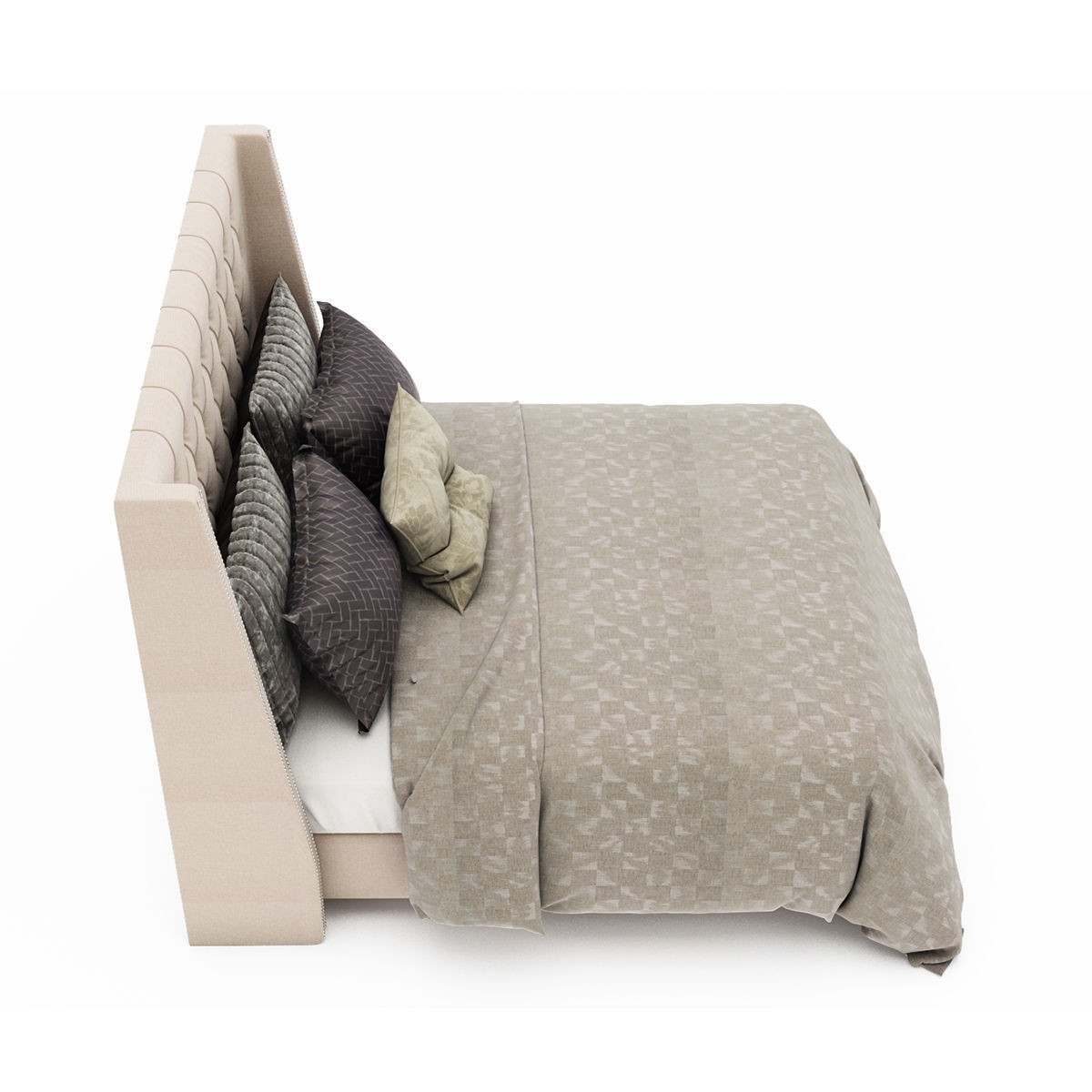 Bed collection 44 3D model_6