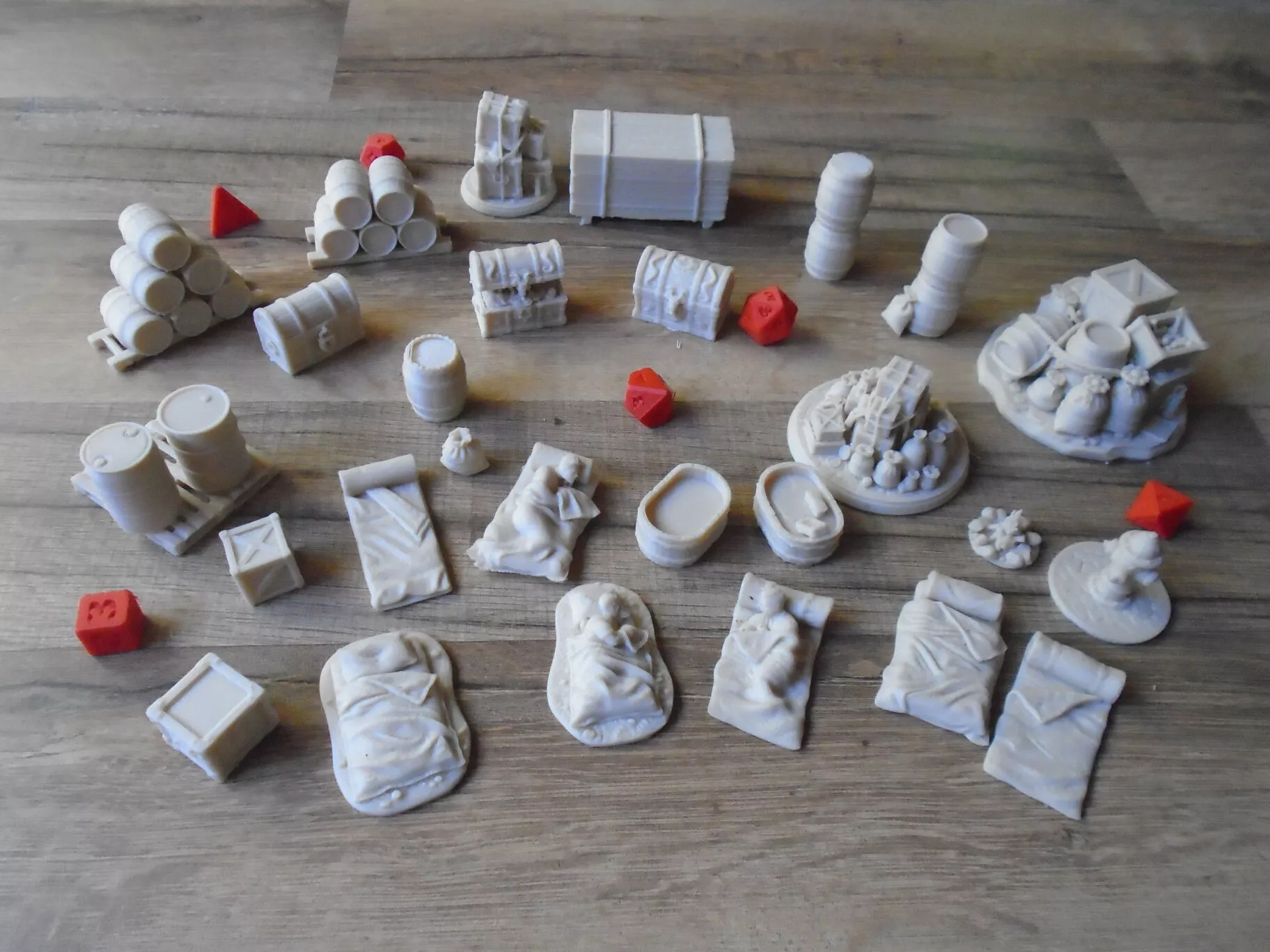 Tabletop Scatter Terrain 3D Models for tabletop RPGs Free 3D print model