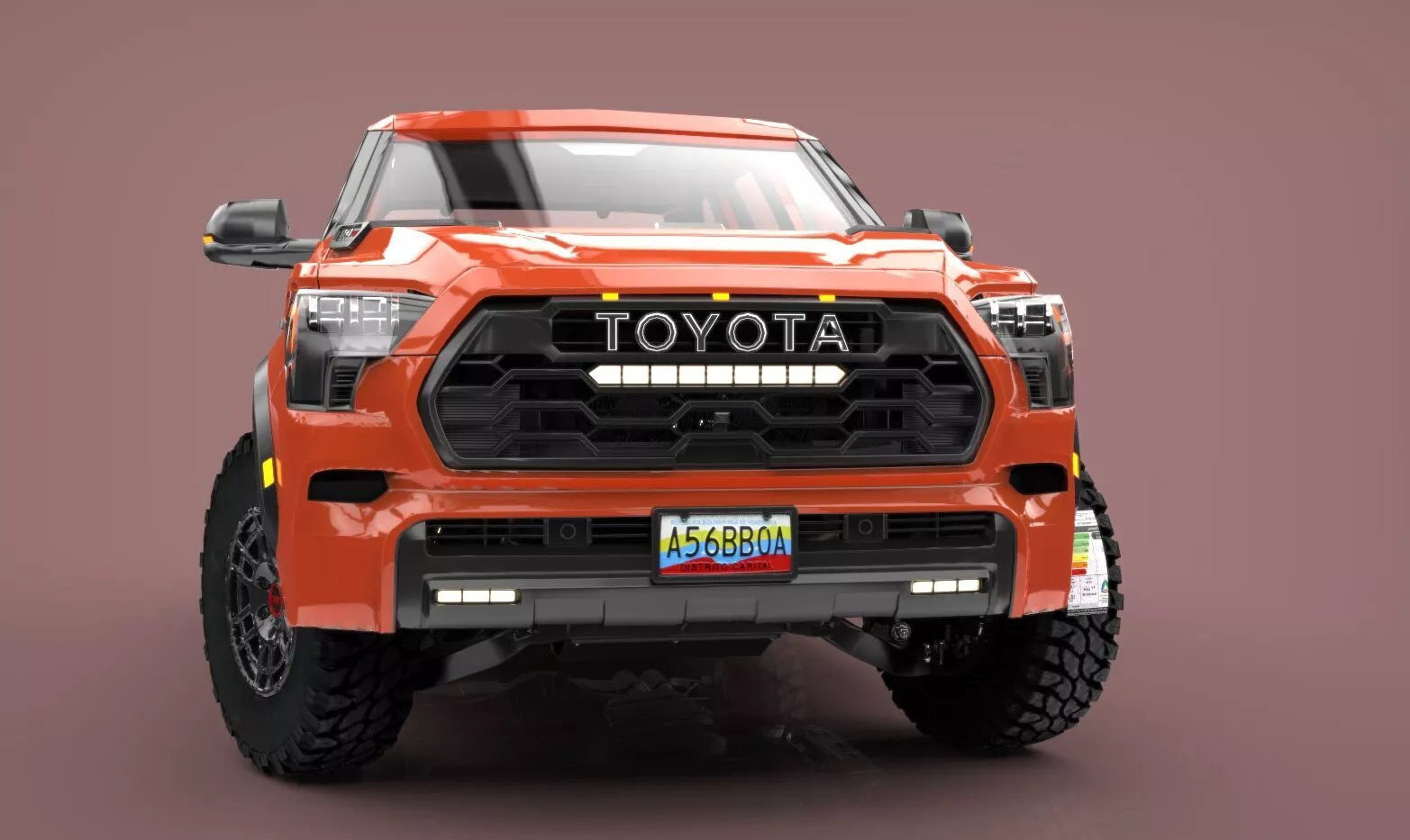 TOYOTA SEQUOIA 2023 TRD Low-poly 3D model